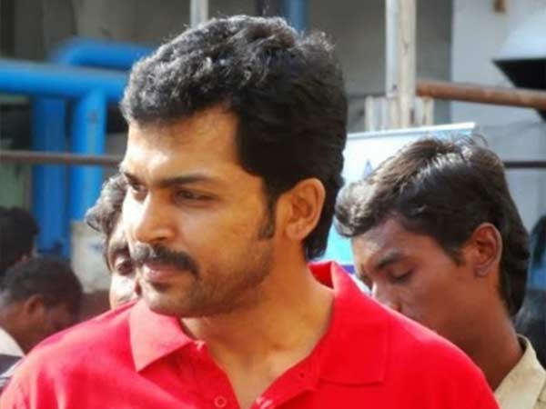 Karthi visits Peirya Pandian's family in Salaipudur Karthi visits Peirya Pandian's family in Salaipudur