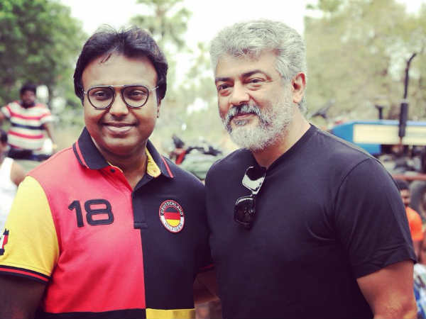 D.Imman in viswasam shooting D.Imman in viswasam shooting