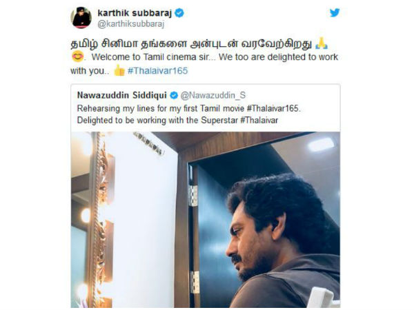 Karthik Subbaraj welcomes Nawazuddin Siddiqui!