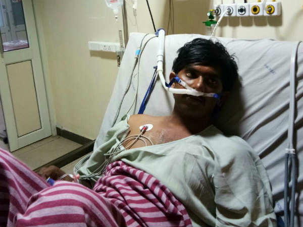 Vishal car driver passed away