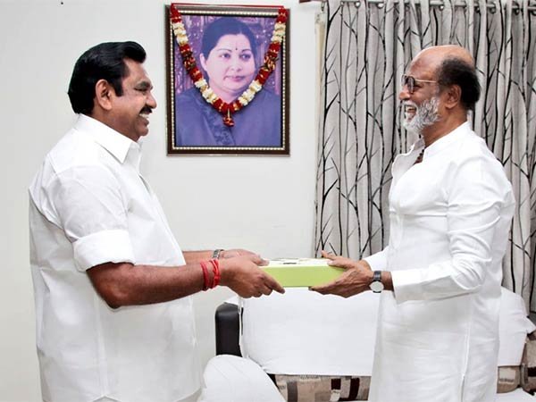 Rajini meets CM Palanisamy 