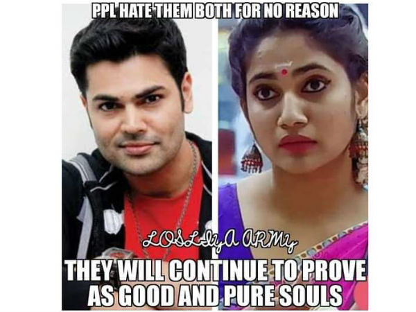 கணேஷ் வெங்கட்ராமும் லாஸ்லியாவும் 