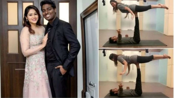 Priya Atlee doing Yoga photo’s viral on Social Media Priya Atlee doing Yoga photo’s viral on Social Media