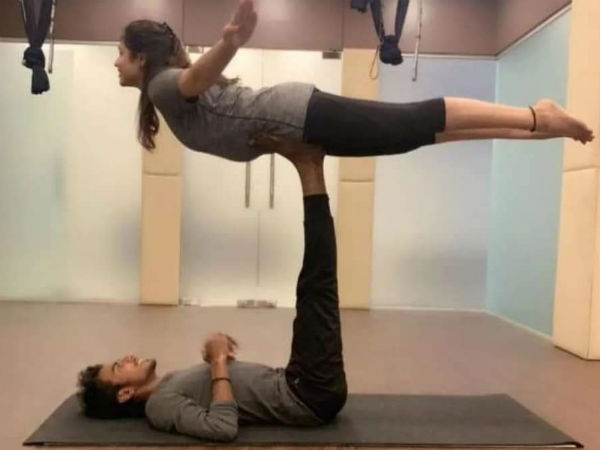 Priya Atlee doing Yoga photo’s viral on Social Media Priya Atlee doing Yoga photo’s viral on Social Media