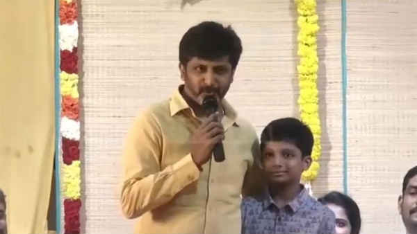 Director Mohan Rajas son Pranav mohan introduced in tamizharasan movie
