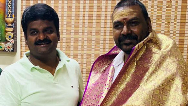 Actor Raghava Lawrence today met minister Vijaya Baskar Actor Raghava Lawrence today met minister Vijaya Baskar