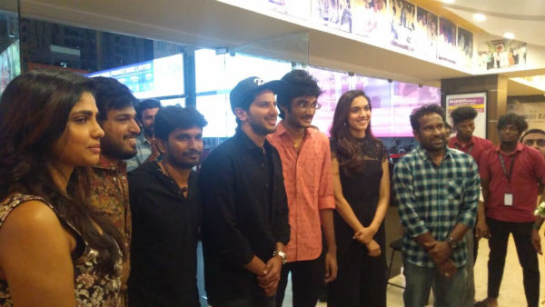 Kannum kannum kollaiyadithaal film Success, Cake Cutting Celebration in theatre Kannum kannum kollaiyadithaal film Success, Cake Cutting Celebration in theatre