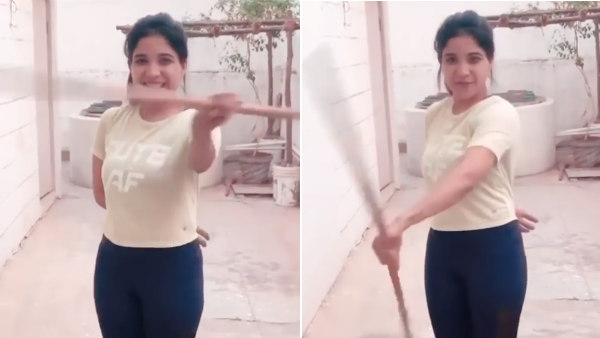  Bigg boss Sakshis silambam video 