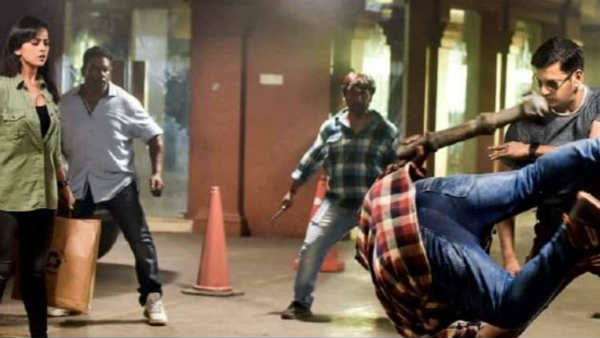 Actress Shraddha Srinath fights in Chakra