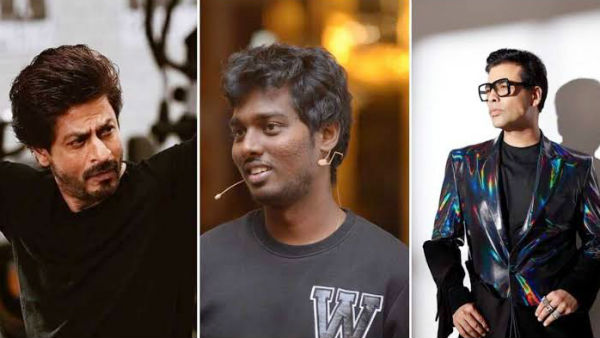 Bollywood actor Karan Johar congratulates Atlee for the Andhaghaaram trailer