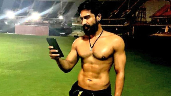 actor vishnu vishal workout