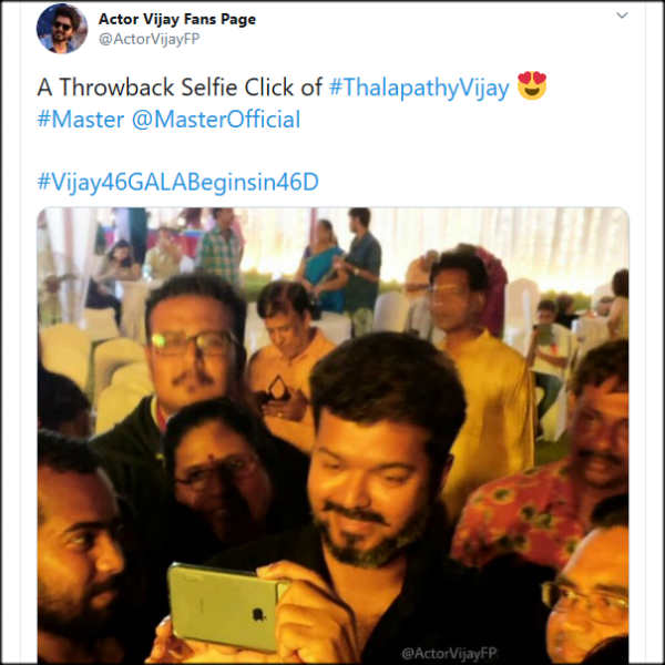 ரசிகர்களுடன் செல்ஃபி