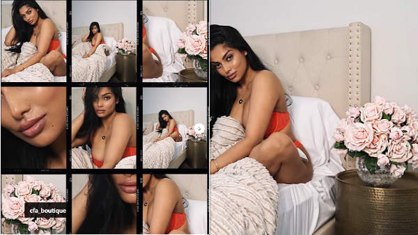 அரைகுறை ஆடையில் ஹாயாக 