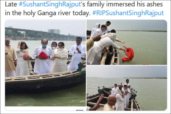 சுஷாந்தின் செல்ல நாய் 