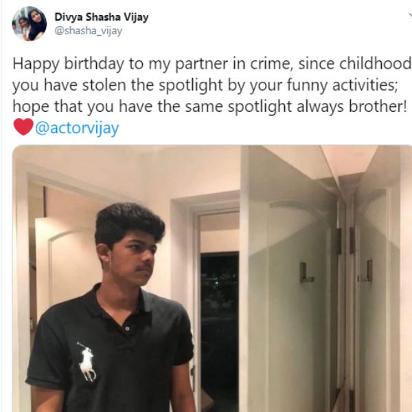 ஜேசன் சஞ்சய்க்கு வாழ்த்து