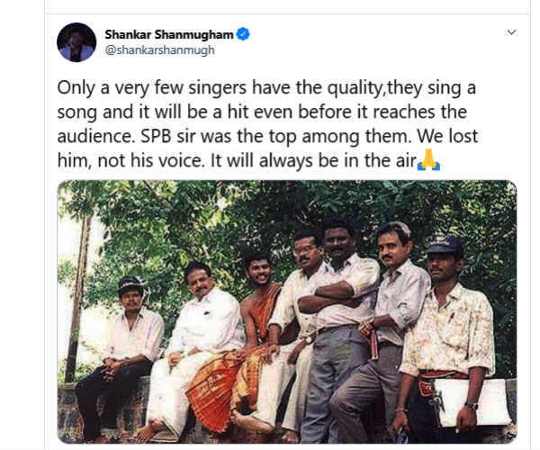 ஷங்கர் உருக்கம்