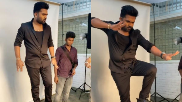 ஸ்டைலிஷாக நின்றவாறு