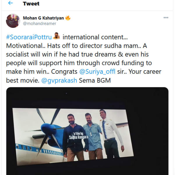 இயக்குநர் மோகன் ஜி 