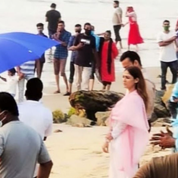 பீச்சில் நயன்தாரா 