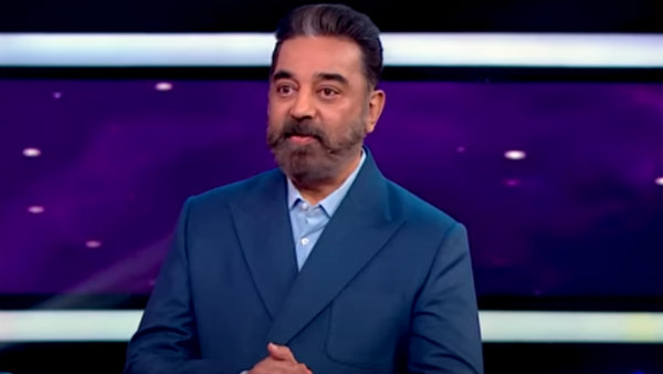 நெற்றியை சொரியும் கமல் 