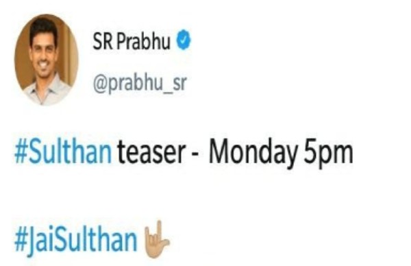 தயாரிப்பாளர் ட்வீட்