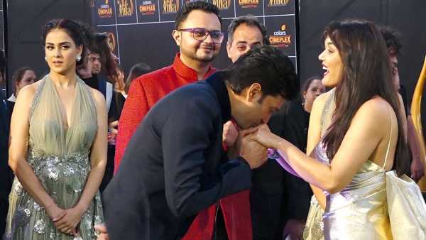 ப்ரீத்தி ஜிந்தாவுக்கு முத்தம்