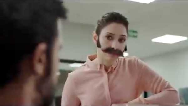 தமன்னாவுக்கு மீசை