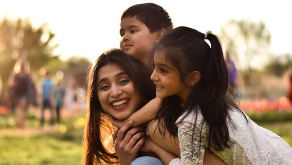 மகனுடன் அமெரிக்காவில் 