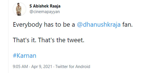 தனுஷ் ரசிகர்களாக மாறிடுவர்