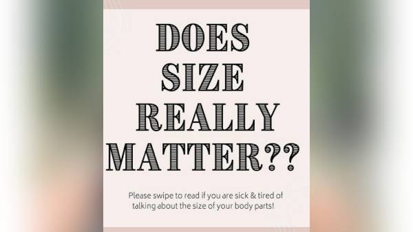 உன் சைஸ் என்ன?