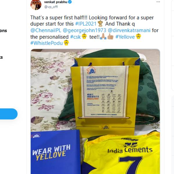 வெங்கட் பிரபு ஹேப்பி