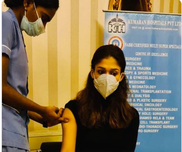 முதல் டோசை போட்ட நயன்தாரா