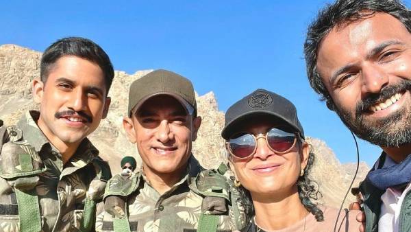 அமீர்கானுடன் நாகசைதன்யா அமீர்கானுடன் நாகசைதன்யா