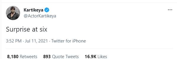 6 மணிக்கு சர்ப்ரைஸ்