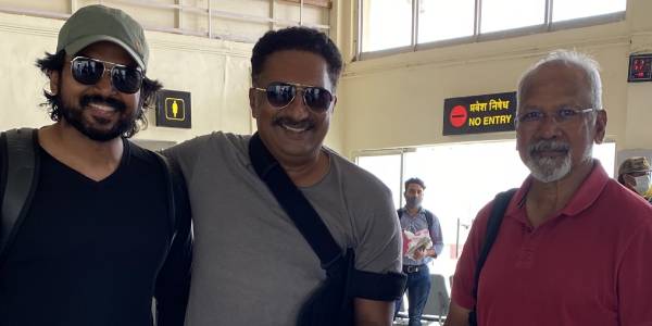 மணிரத்னம் மற்றும் கார்த்தியுடன்