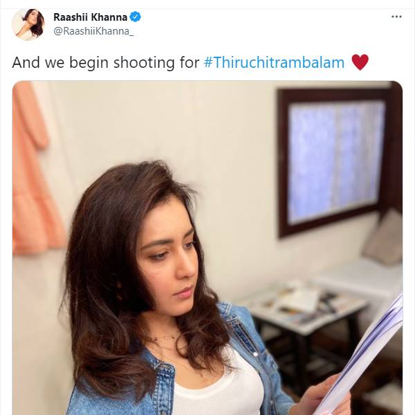 திருச்சிற்றம்பலம் ஷுட்டிங்கில்