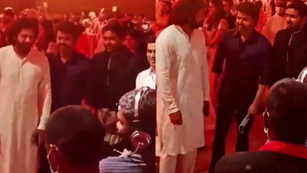 திருமண வரவேற்பில் விஜய் 