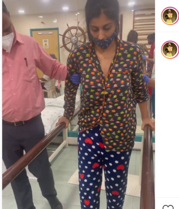 பலத்த காயமடைந்த யாஷிகா 