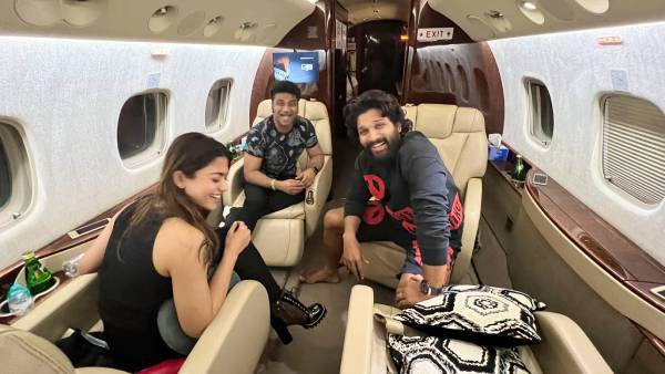 மும்பை சென்ற புஷ்பா டீம்