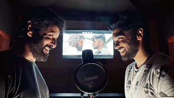 விக்ரம் நீண்ட தலைமுடியுடன்