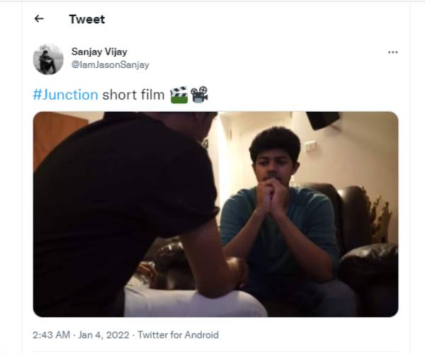 சஞ்சய் பகிர்ந்த ஃபோட்டோ 