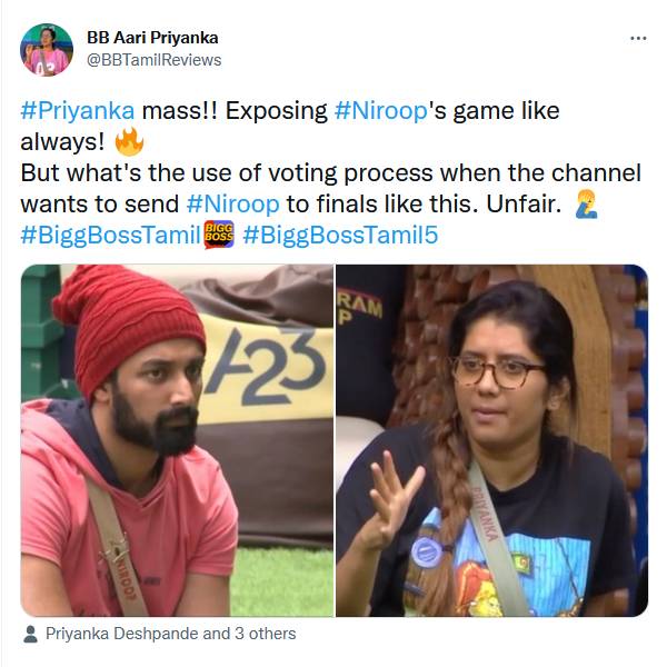 எக்ஸ்போஸ் பண்ண பிரியங்கா