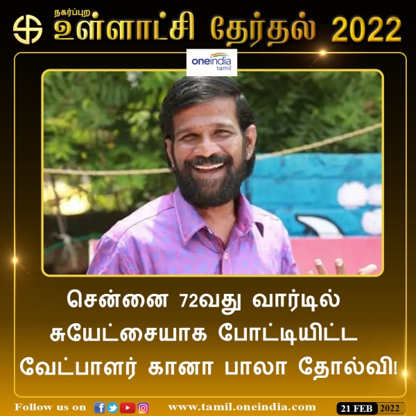 கானா பாலா தோல்வி