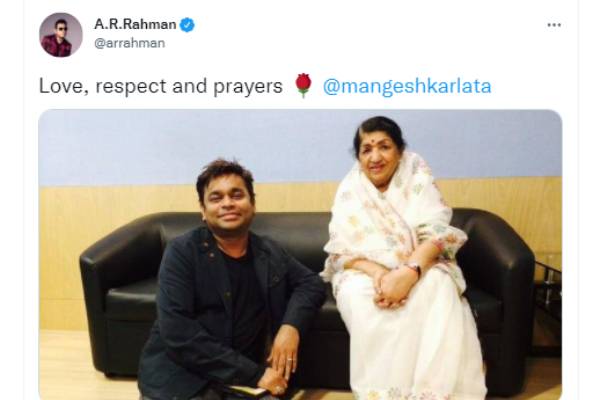 ஏஆர் ரஹ்மான் இரங்கல் பதிவு