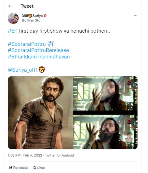 எதற்கும் துணிந்தவன் FDFS மிரட்டும்