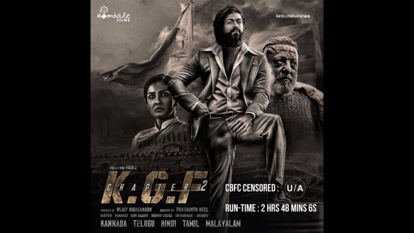 சென்சார் முடிந்த கேஜிஎப் சாப்டர் 2