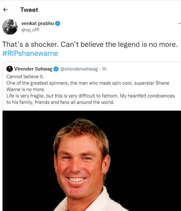 வெங்கட் பிரபு அதிர்ச்சி