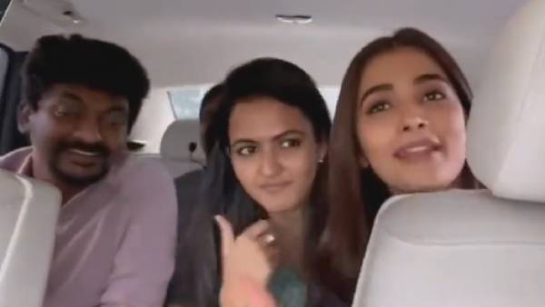 பீஸ்ட் டீமுக்கு கார் ஓட்டிய விஜய் 