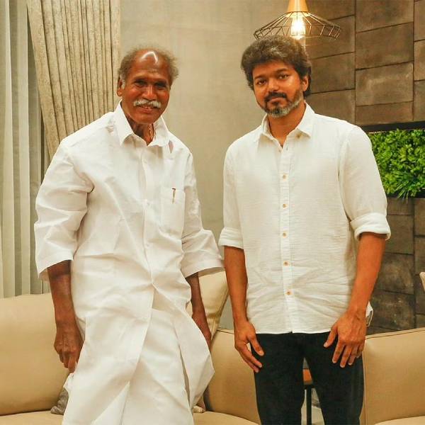 புதுச்சேரி முதல்வருடன் விஜய்