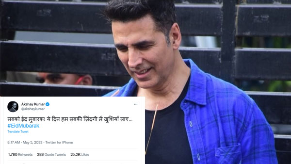 இந்தியில் வாழ்த்திய அக்ஷய் குமார்